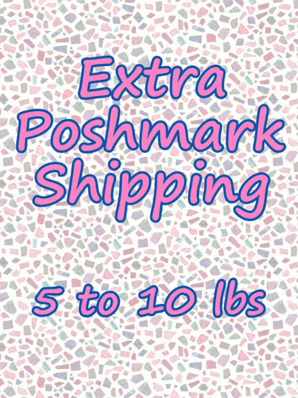 Extra Shipping Label for order weight of 5 to 10 lbs